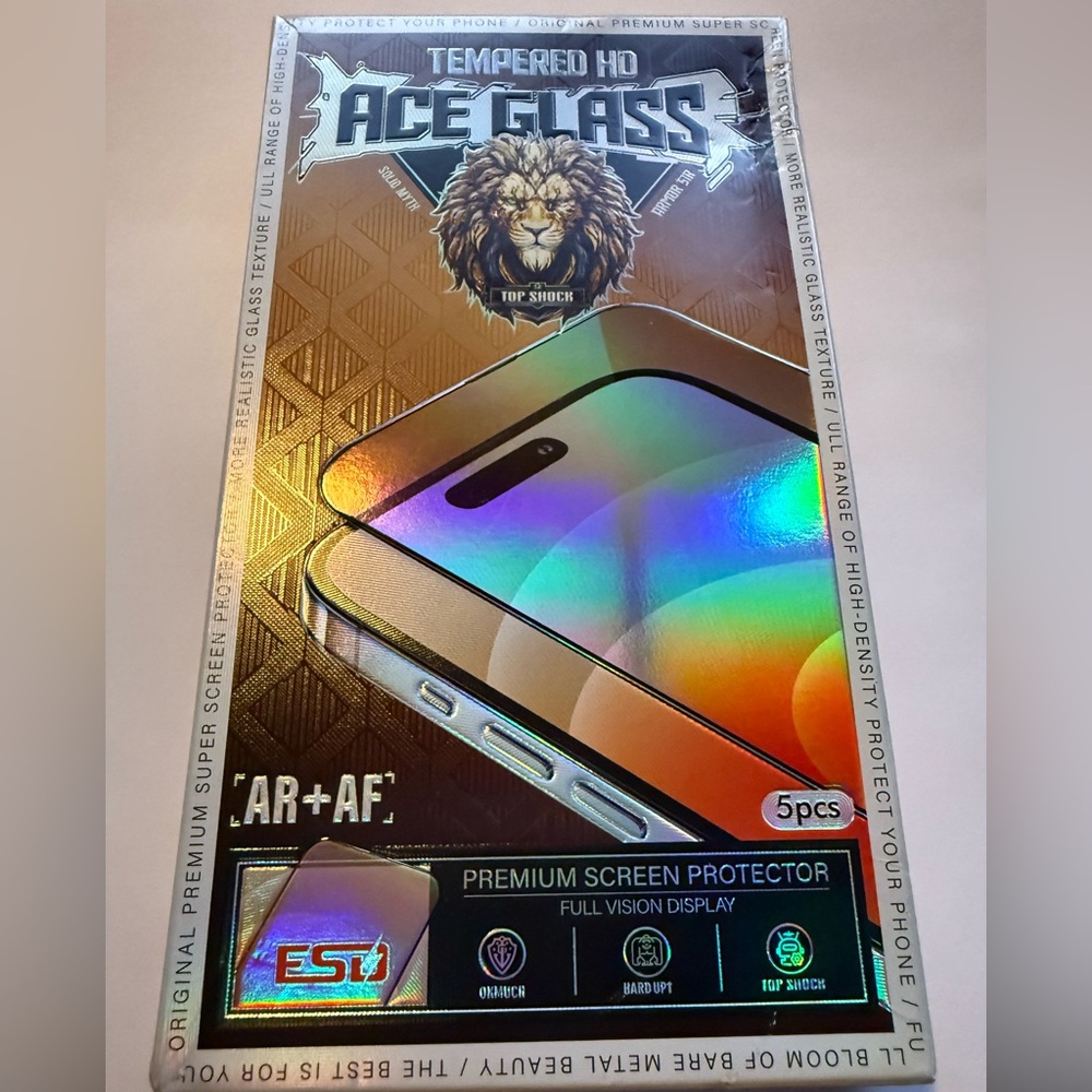 Ace Glass Tempered HD for IPhone 11 Pro Max. Opened- this is 4 pieces. See pics